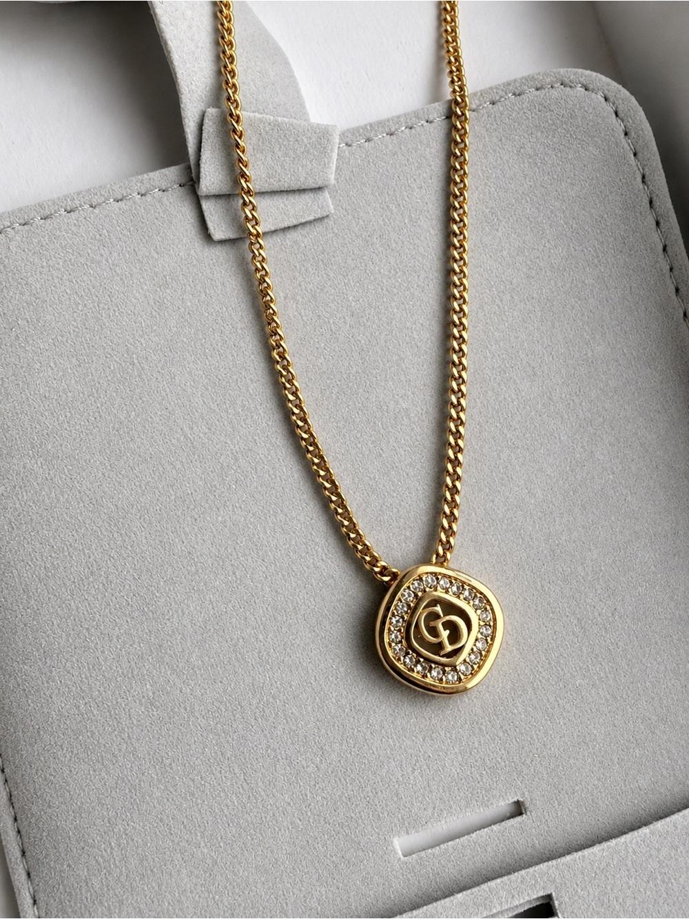 CHRISTIAN DIOR NECKLACE AND EARRINGS *AUTHENTHIC - Picture 2 of 6